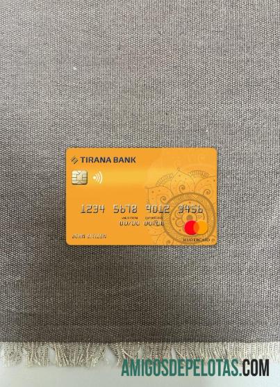 Albânia Tirana Bank Mastercard Photolook Front baixar para verificação